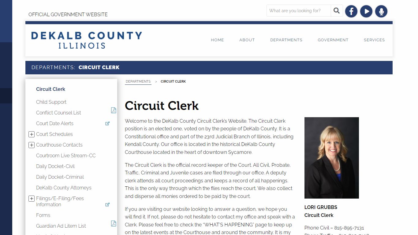 Circuit Clerk - DeKalb County, Illinois